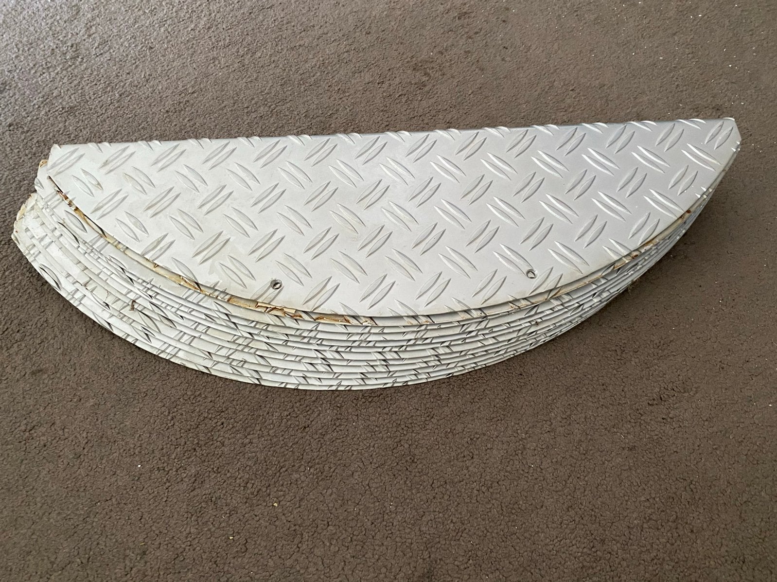 Aluminium Trap trede, Ophalen of Verzenden, Gebruikt, Minder dan 2 meter