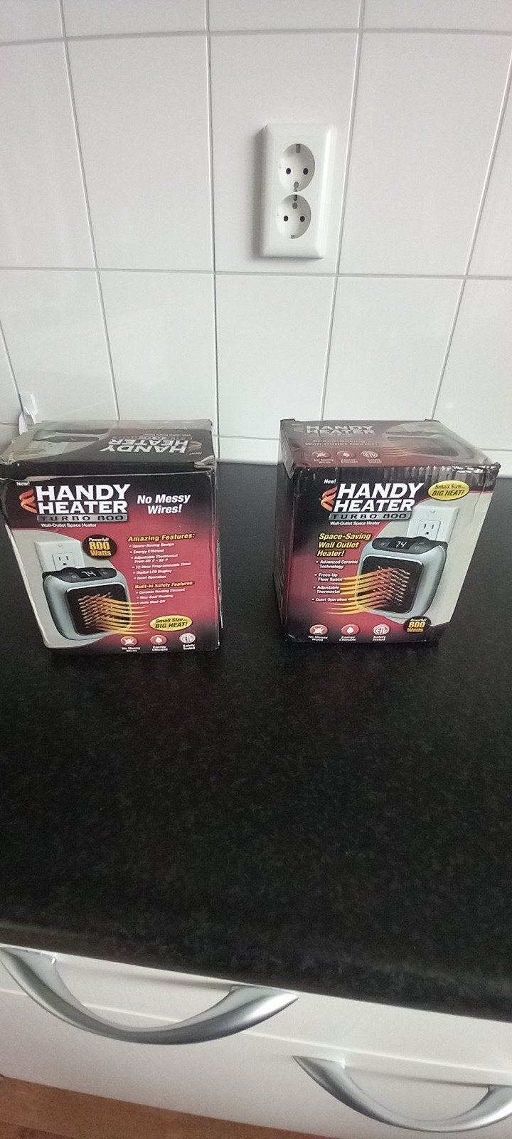Handy Heater 17.50 per stuk 2 voor 30 Euro, Doe-het-zelf en Verbouw, Verwarming en Radiatoren, Ophalen, 500 tot 800 watt, Minder dan 30 cm