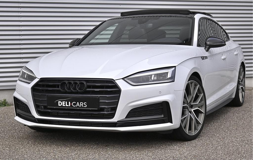 Audi A5 Sportback 40 TFSI S-line black edition | B&O | Virtu, Gebruikt, 1984 cc, Wit, A5