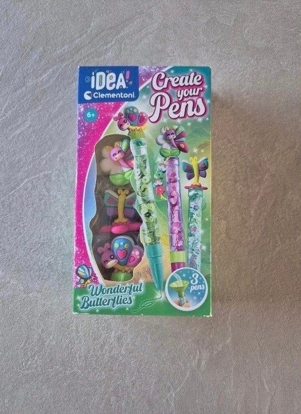 Clementoni Create Your Pens Wonderful Butterflies pennen

Cr, Ophalen of Verzenden, Nieuw, Knutselen