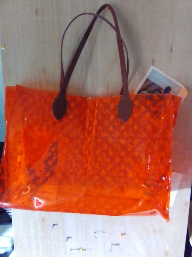 Tas, Ophalen of Verzenden, Zo goed als nieuw, Oranje, Handtas