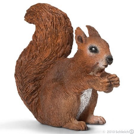 Schleich 14684 eekhoorn, dierfiguur, Verzamelen, Ophalen of Verzenden, Zo goed als nieuw, Overige soorten, Beeldje of Figuurtje