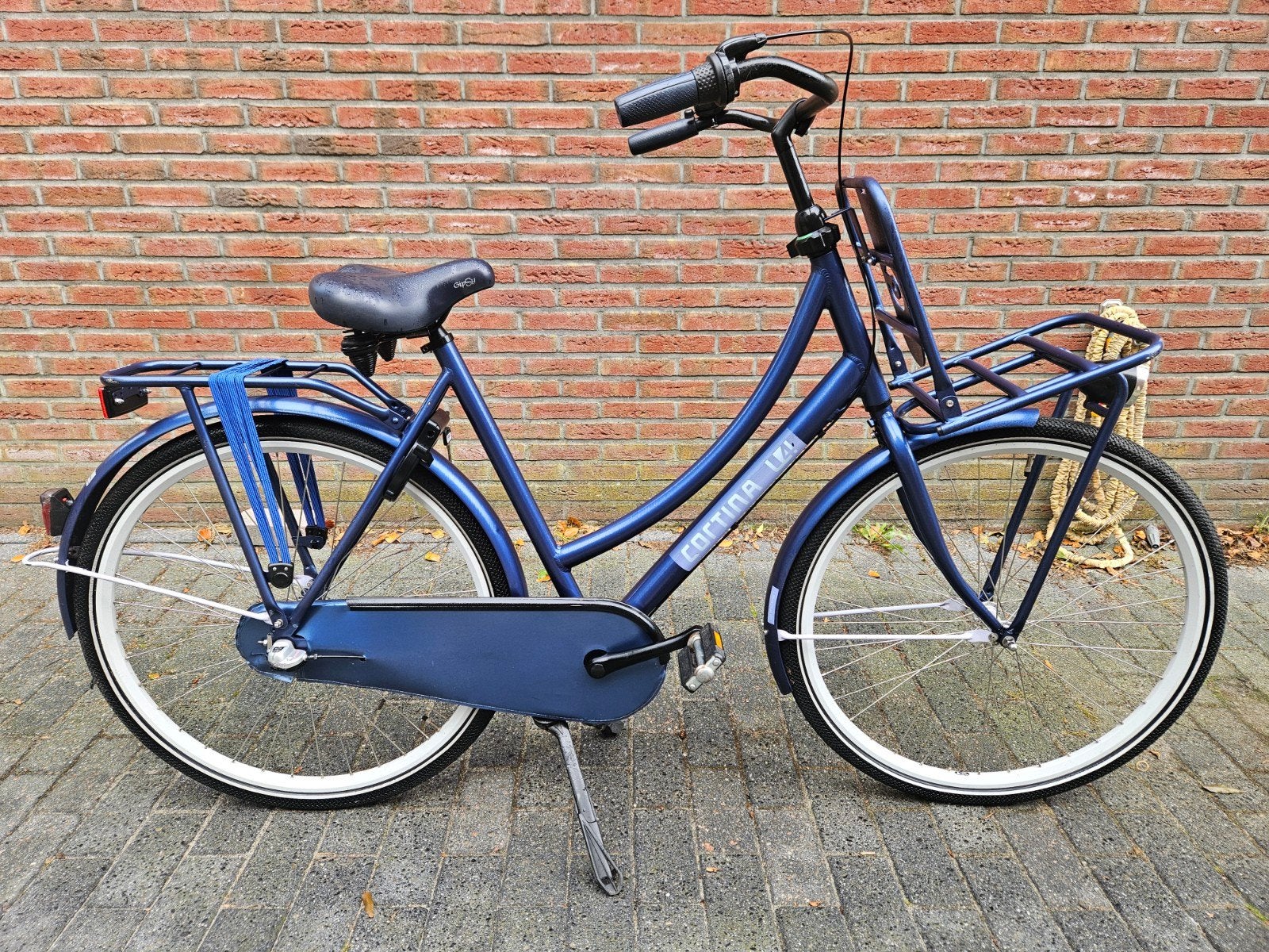 Cortina u4 meisjesfiets damesfiets transportfiets 28' D50 3V, Versnellingen, Zo goed als nieuw, Cortina, Ophalen