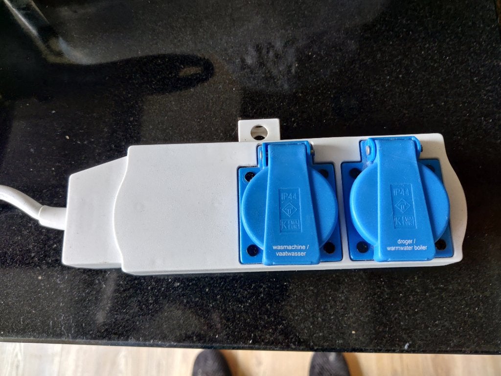 wisselschakelaar, Ophalen, Gebruikt, Blauw, Kunststof