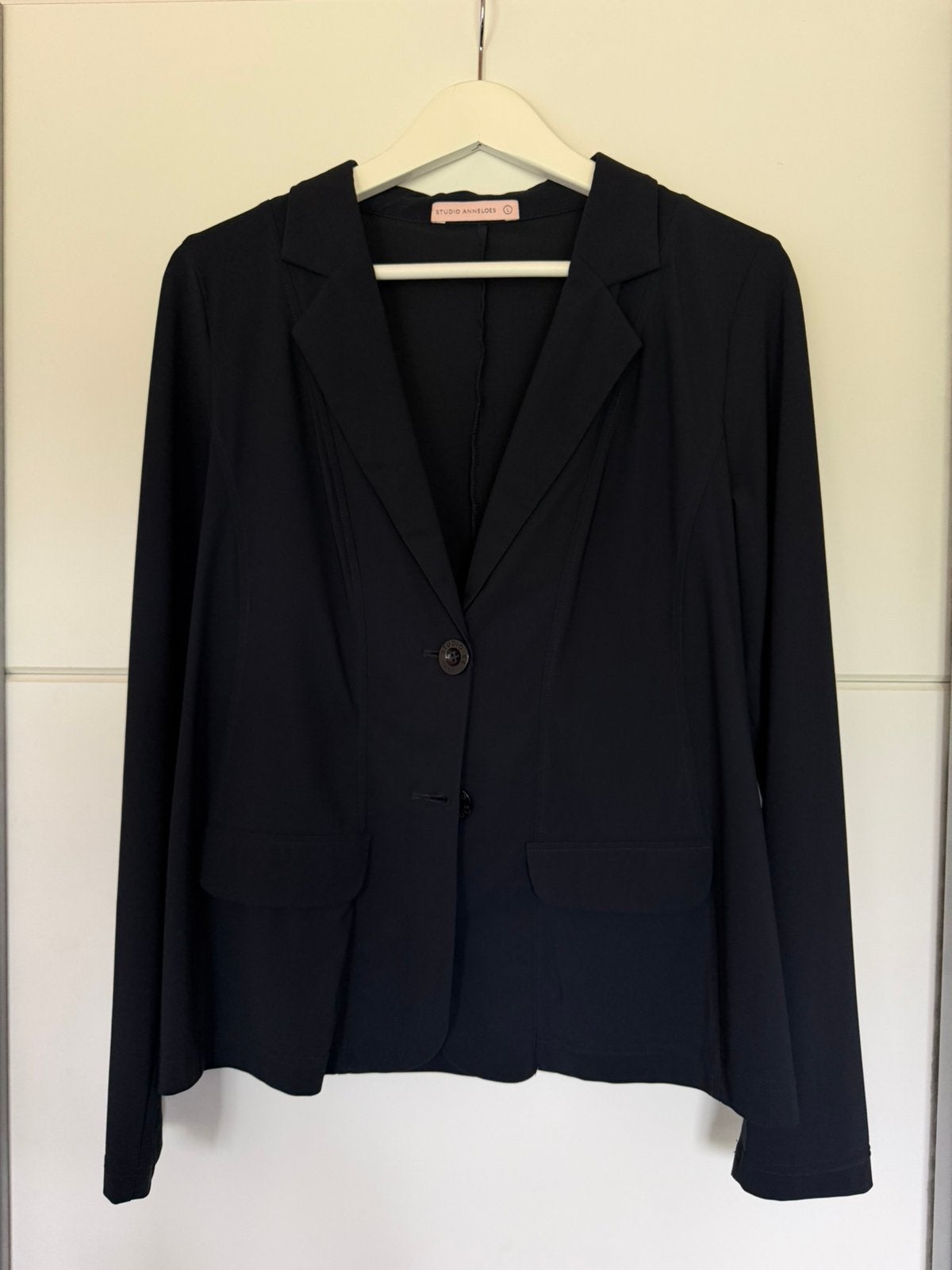 Studio Anneloes blazer donkerblauw Mt L, Ophalen of Verzenden, Zo goed als nieuw, Blauw