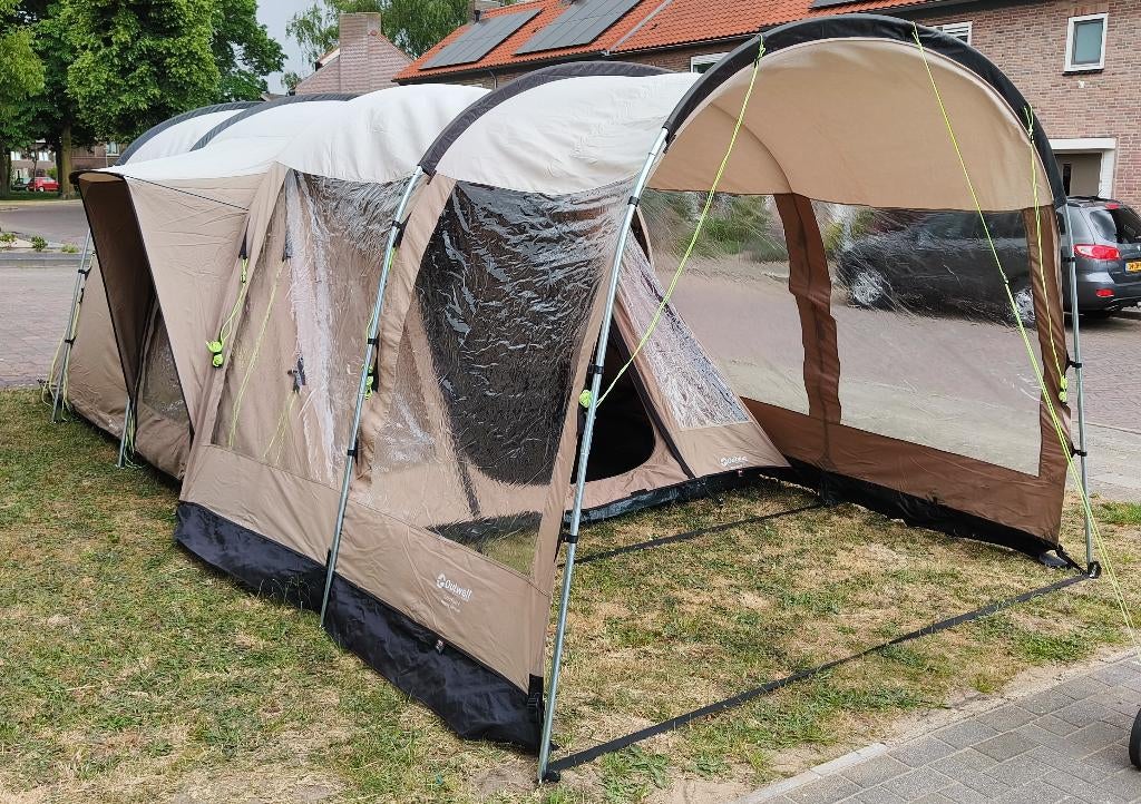 Tent Outwell Yukon River 4 inclusief luifel, Ophalen, Gebruikt, Tot en met 4