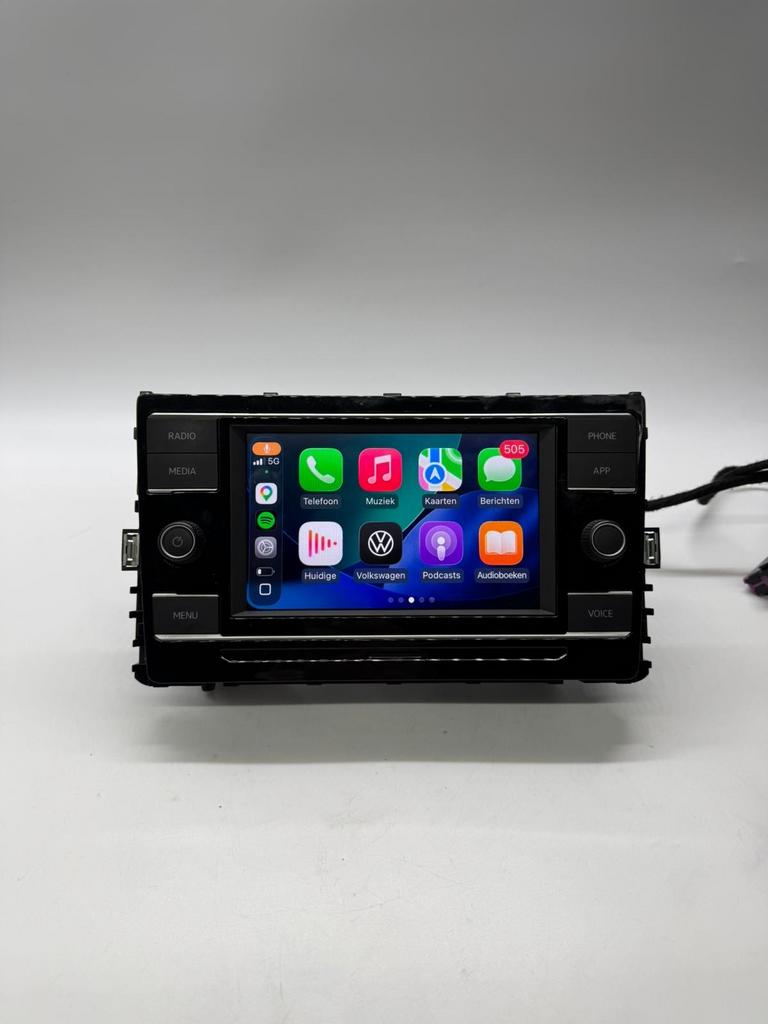 Originele Volkswagen MIB2 Entry Autoradio CarPlay Android Au, Ophalen of Verzenden, Gebruikt