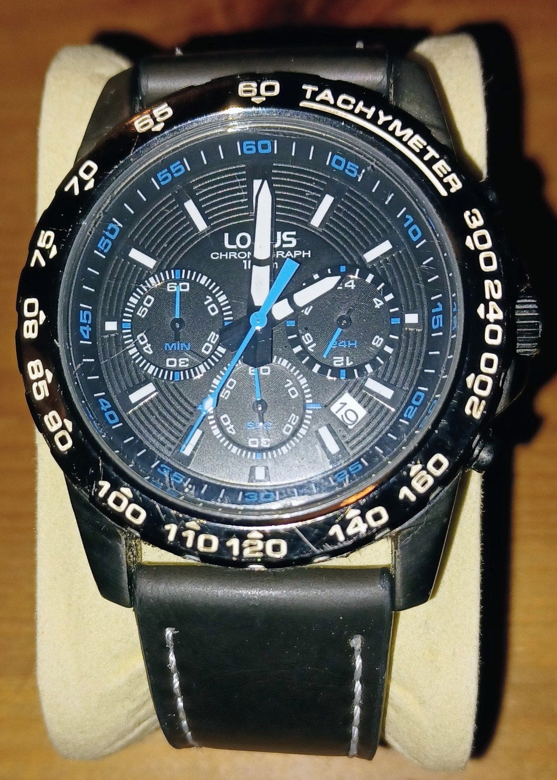 Lorus Heren Horloge Type: VD53-XO49, Sieraden, Tassen en Uiterlijk, Horloges | Heren, Overige merken, Leer, Staal, Polshorloge