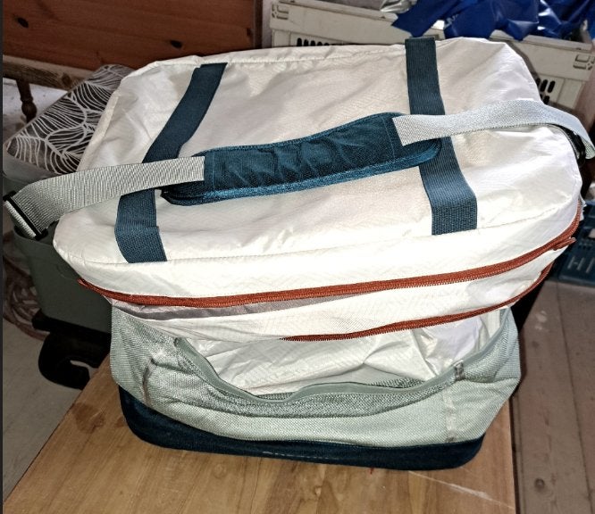 Koeltas met koelelementen, Caravans en Kamperen, Koelboxen, Gebruikt, Koeltas, Koelelement, Ophalen