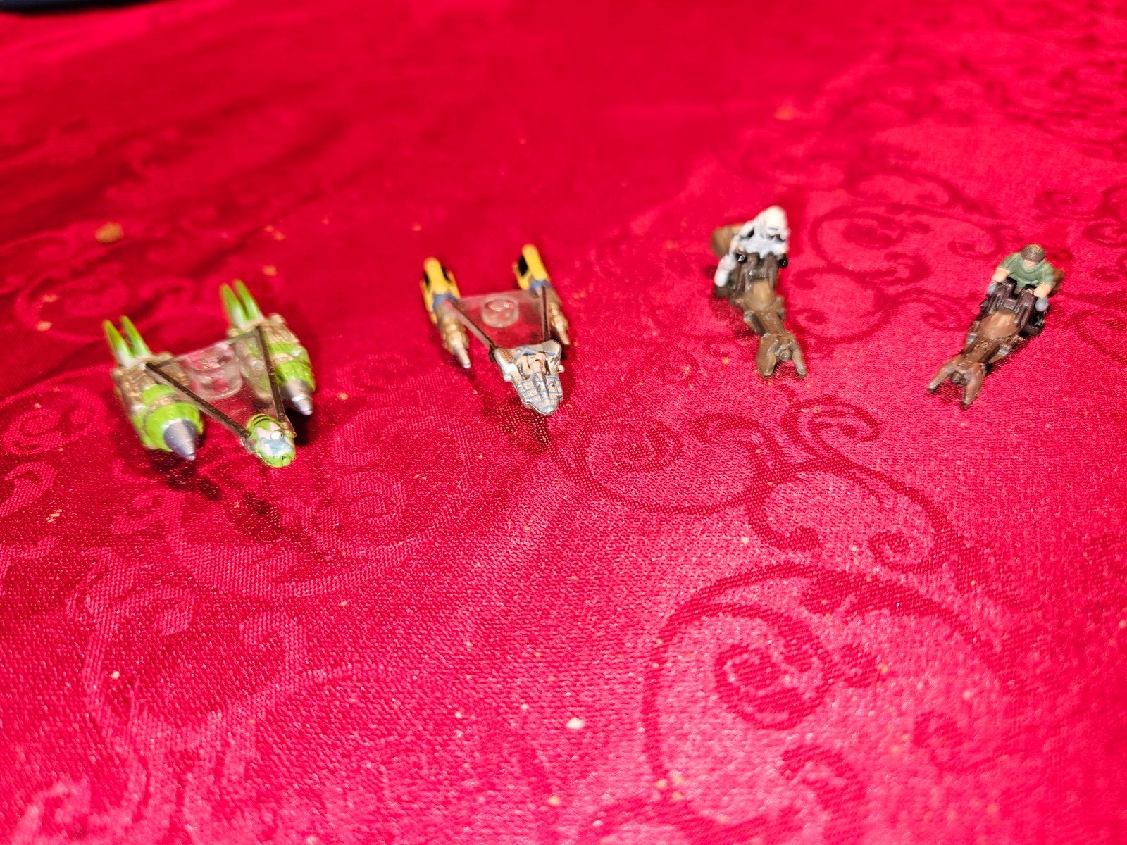 Star Wars Micro Machines: 2x Snowspeeder & 2x Pods, Verzamelen, Star Wars, Ophalen of Verzenden, Gebruikt, Actiefiguurtje