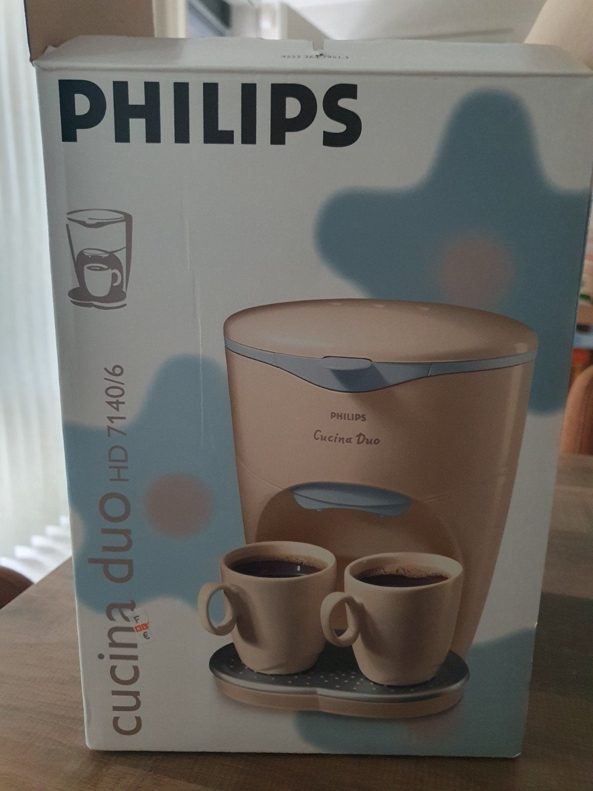 Philips Cucina Duo HD 7140/6 Koffiezetapparaat, Gemalen koffie, Ophalen of Verzenden, 2 tot 4 kopjes, Koffiemachine
