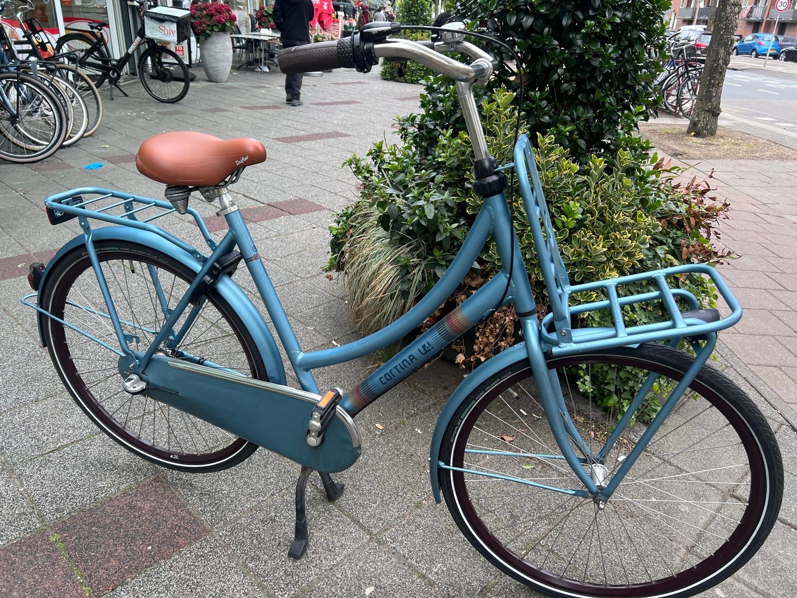 Cortina U4 Transportfiets Dames - Lichtblauw, Ophalen of Verzenden, Gebruikt, Overige merken