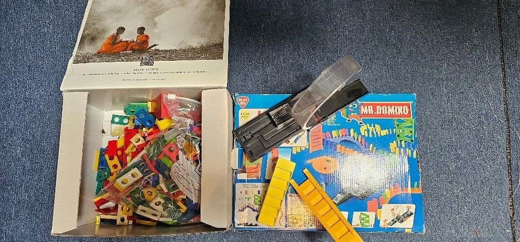 dominostenen, Kinderen en Baby's, Ophalen of Verzenden, Gebruikt