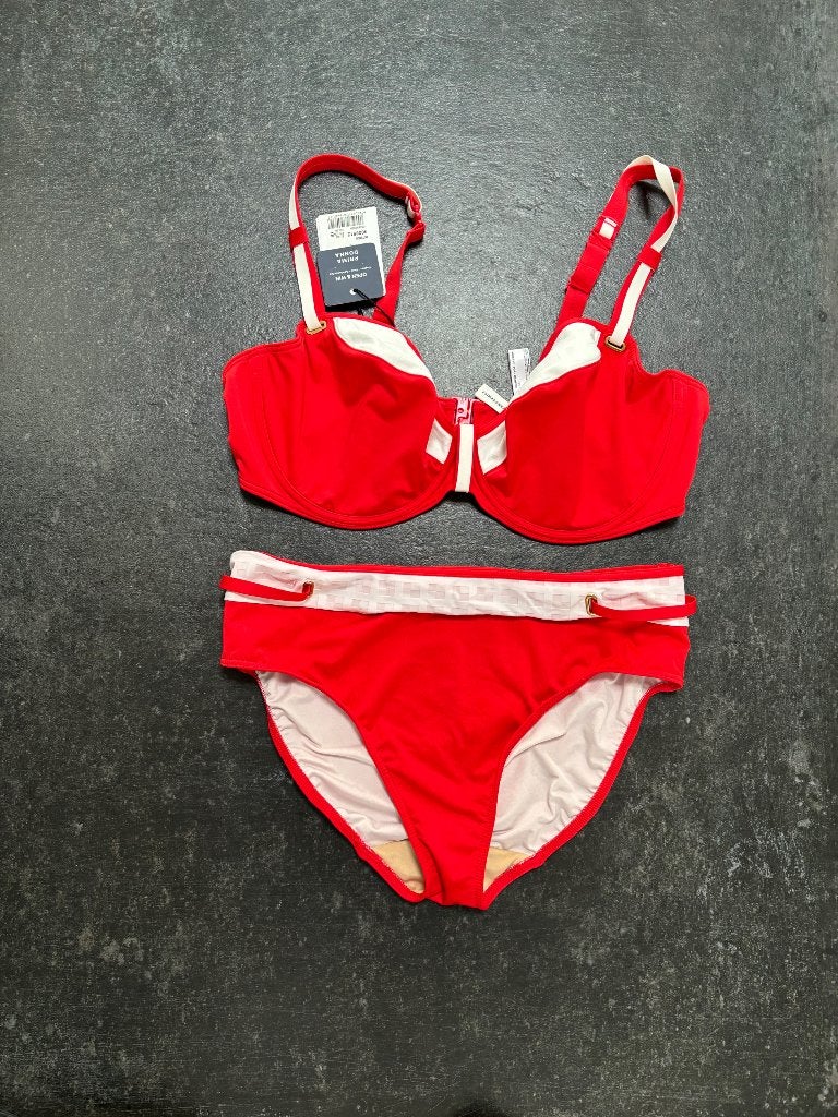 Primadonna Swim NIEUW bikini istres 85E / 40 rood-wit, Verzenden, Nieuw, Bikini, Prima Donna
