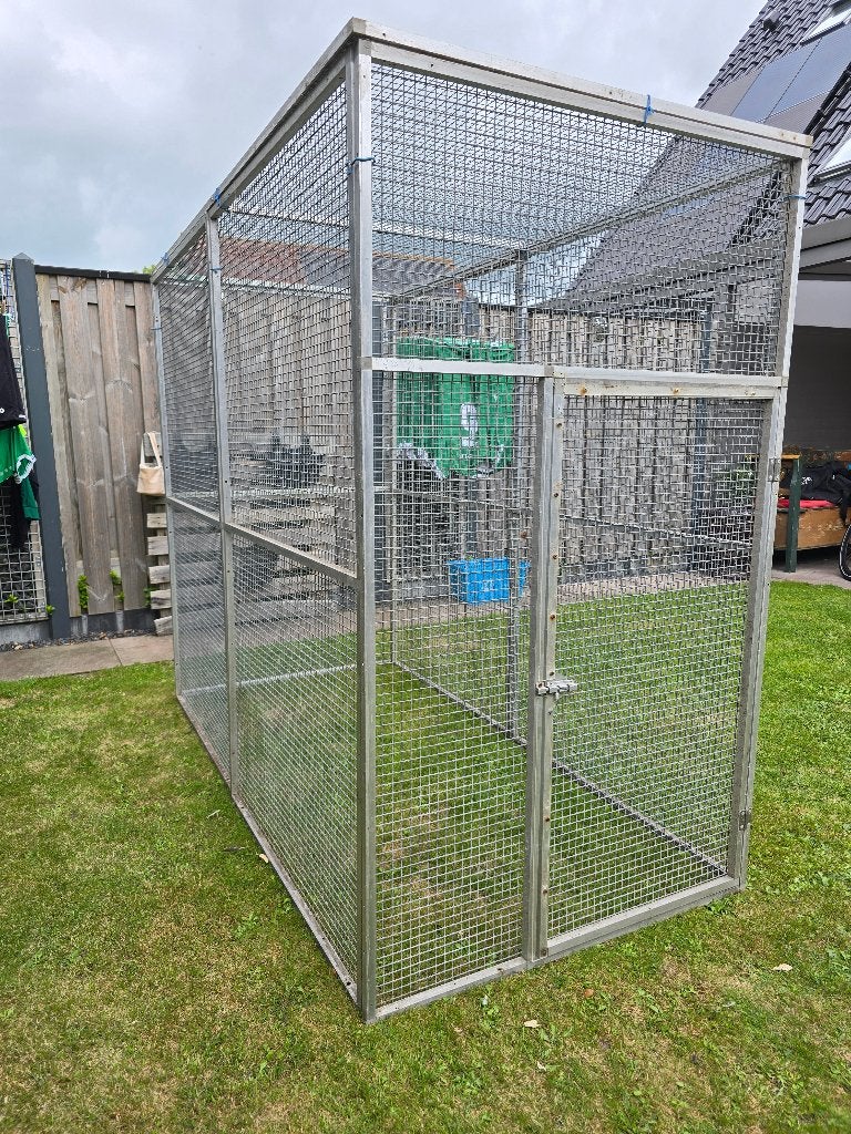 Voliere, Ophalen, Gebruikt, Aluminium, Volière