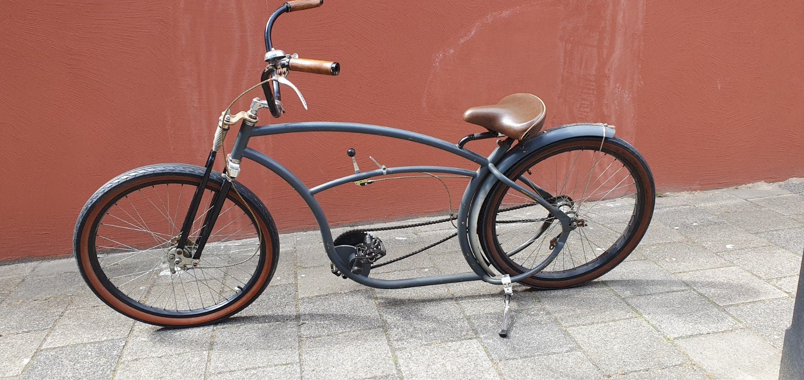 Basman chopperdome barnfind, Fietsen en Brommers, Ophalen, Gebruikt, Staal