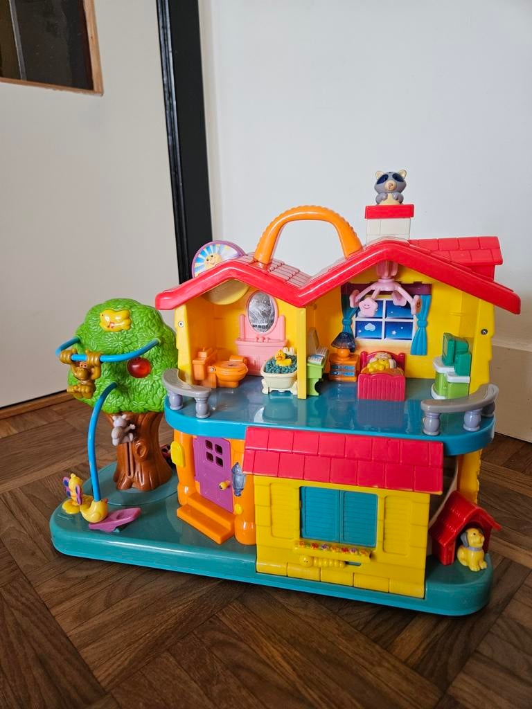 Speelhuis met geluid en licht - Compleet en interactief, Ophalen, Gebruikt, Poppenhuis
