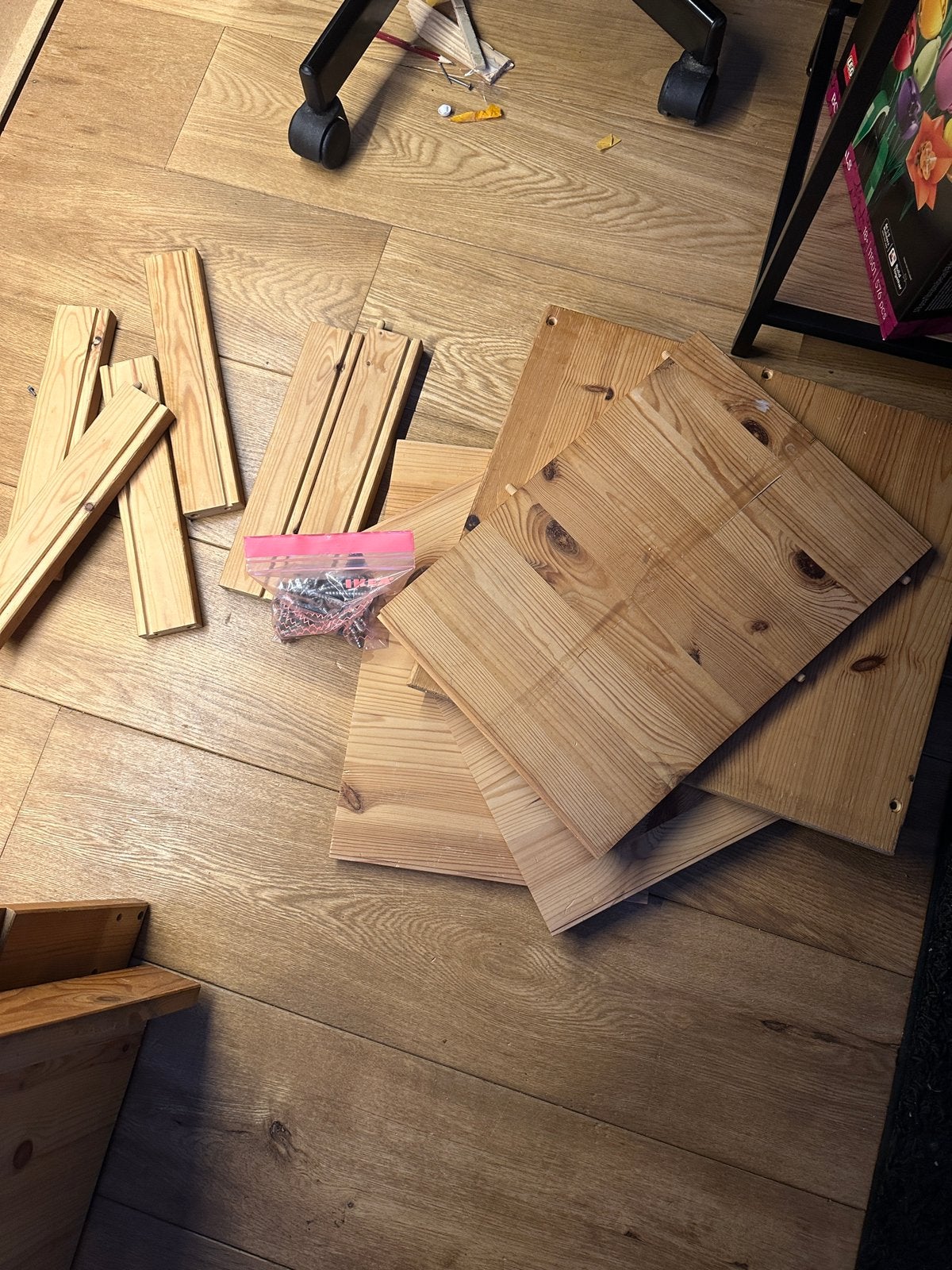 Ikea trapkast, Ophalen, Gebruikt