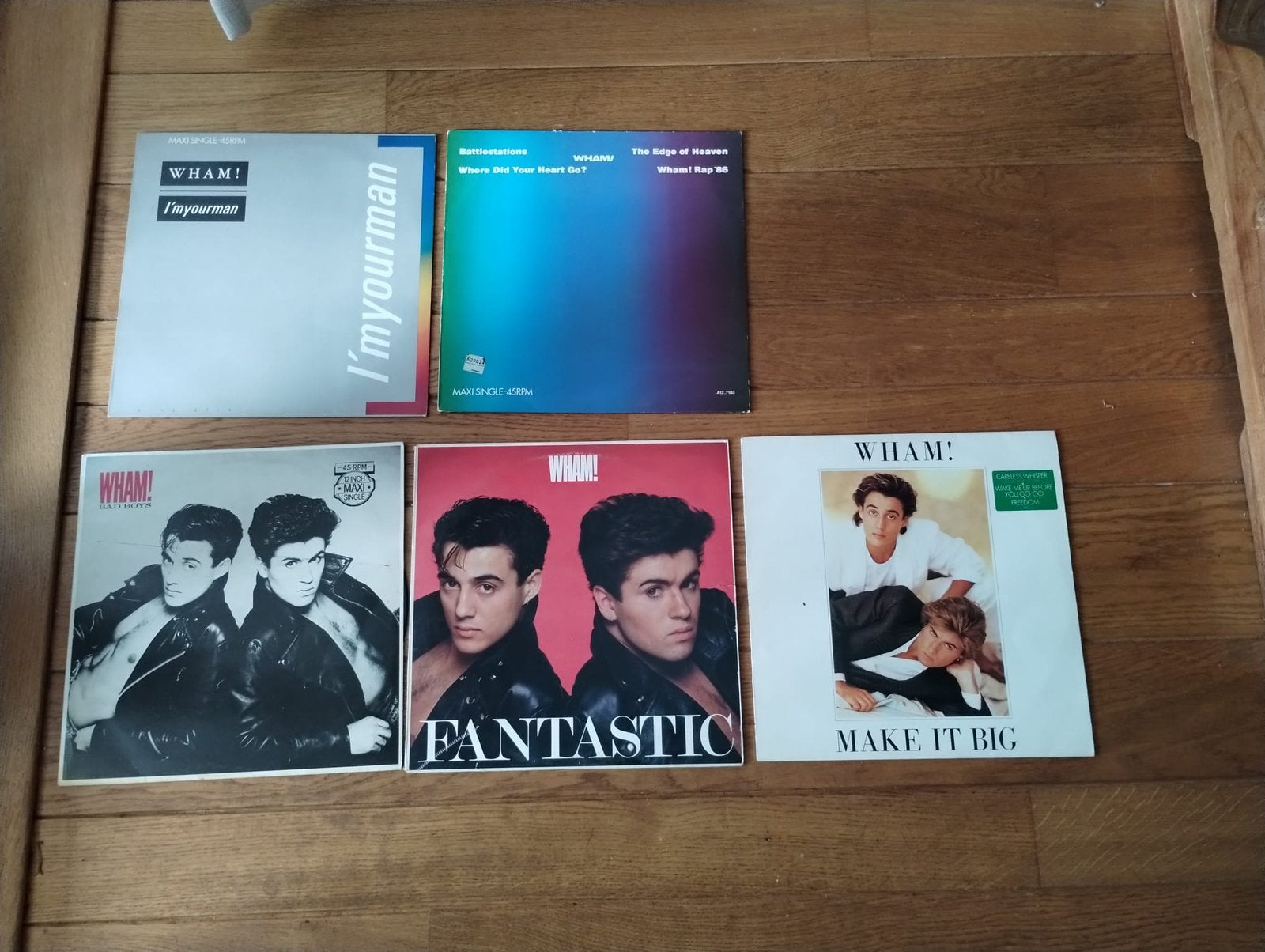 Wham 5 LP’s en Maxi Singles, Cd's en Dvd's, Vinyl | Pop, Ophalen of Verzenden, Gebruikt, 12 inch