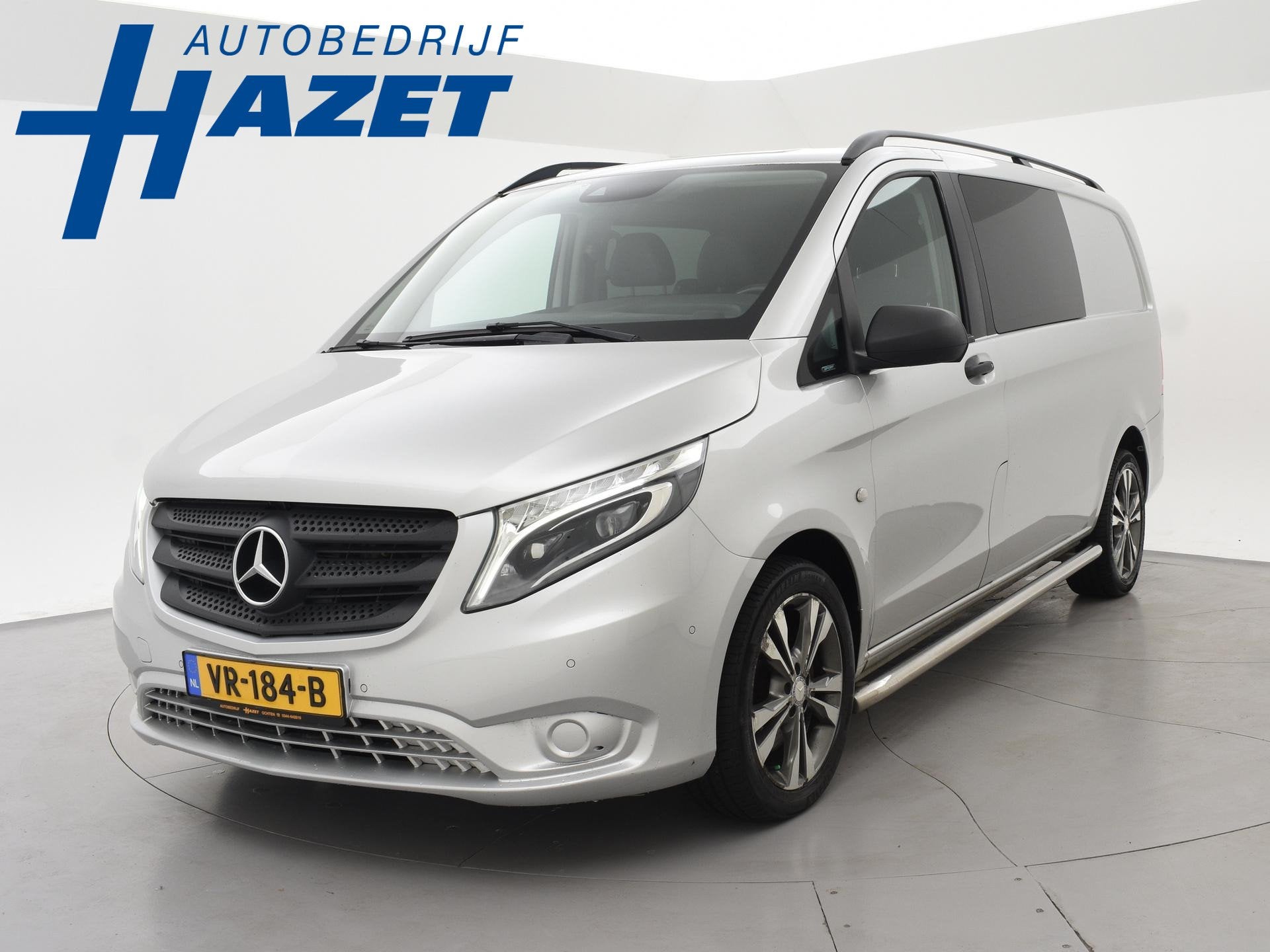 Mercedes-Benz Vito 119 CDI 190 PK AUT. DUBBEL CABINE + CARPL, Auto's, Automaat, Gebruikt, Euro 6, 2000 kg