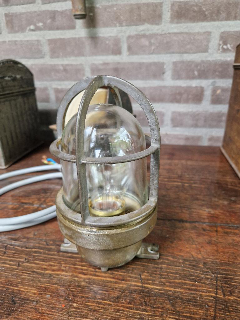 scheepslamp - kooilamp, Antiek en Kunst, Ophalen of Verzenden