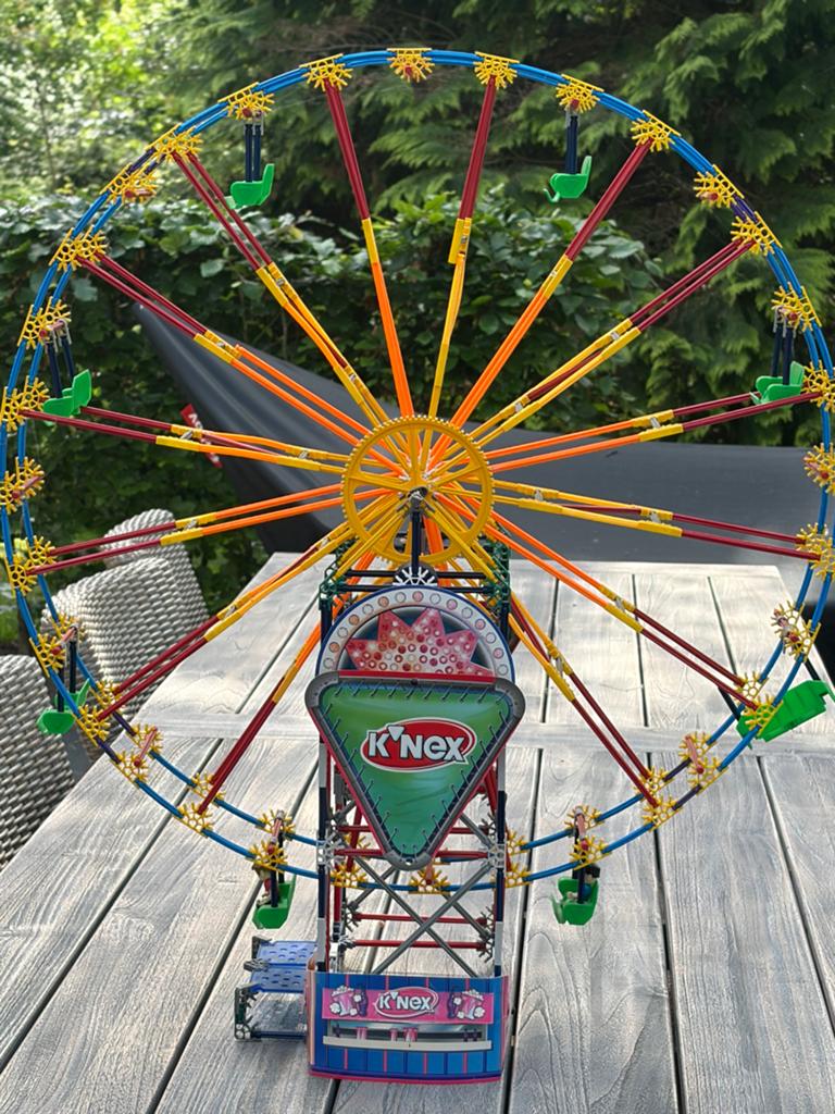 K'nex draaimolen, achtbaan en veel meer - Uren Speelplezier, Kinderen en Baby's, Speelgoed | Bouwstenen, Ophalen, Gebruikt, K'nex