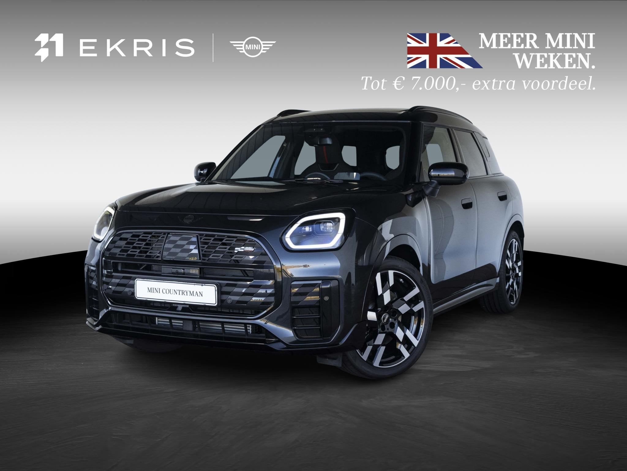 MINI Countryman C John Cooper Works Trim | Pakket XL, Leder en Stof, Bedrijf, Nieuw, 3 cilinders