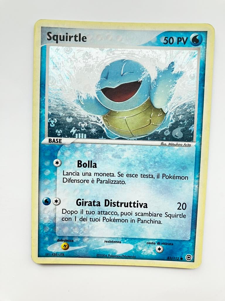 Squirtle Reverse Holo 83/112 Fire Red Leaf Green 2004, Ophalen of Verzenden