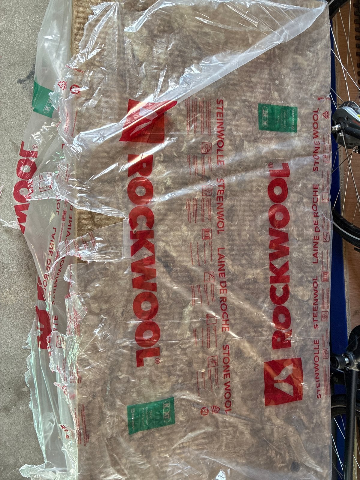Rockwool steenwol isolatieplaten (3 stuks), Ophalen, 12 cm of meer, Nieuw, Steenwol