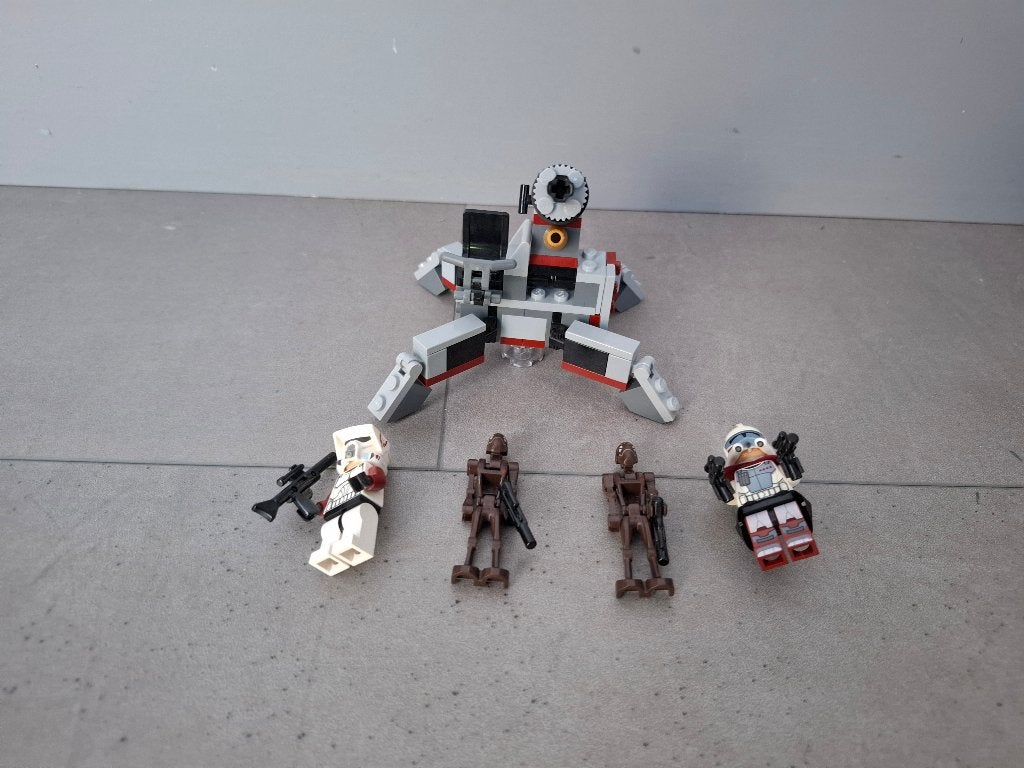 LEGO - Star wars 9488 - Clone Trooper & Droid Battle Pack, Compleet, Gebruikt, Star Wars, Lego