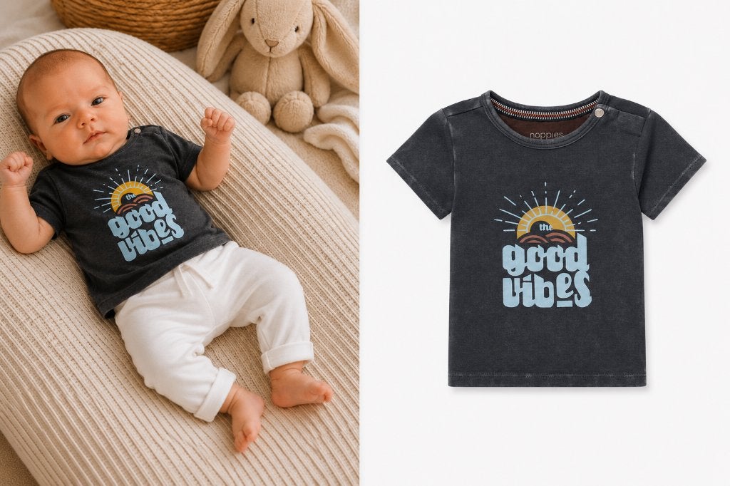 T-shirt Noppies Huzhou Ebony maat 56 NIEUW, SO, Nieuw, Info@juniorcompany.nl, Jongetje