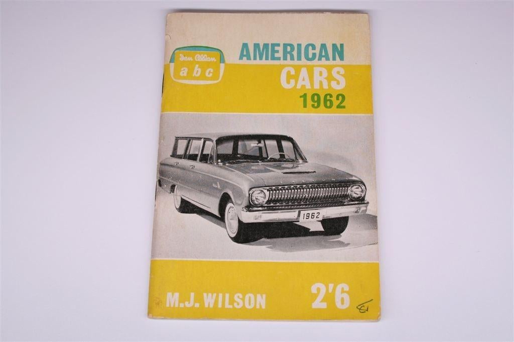 ABC American Cars [1962] — Ian Allan ABC Serie, Ophalen of Verzenden, Gelezen, Overige merken