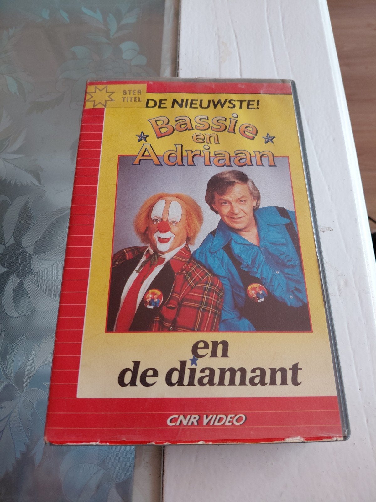 Zeldzame Bassie & Adriaan en de Diamant VHS | 1e Versie CNR, Ophalen of Verzenden, Gebruikt, Kinderprogramma of -film, VHS