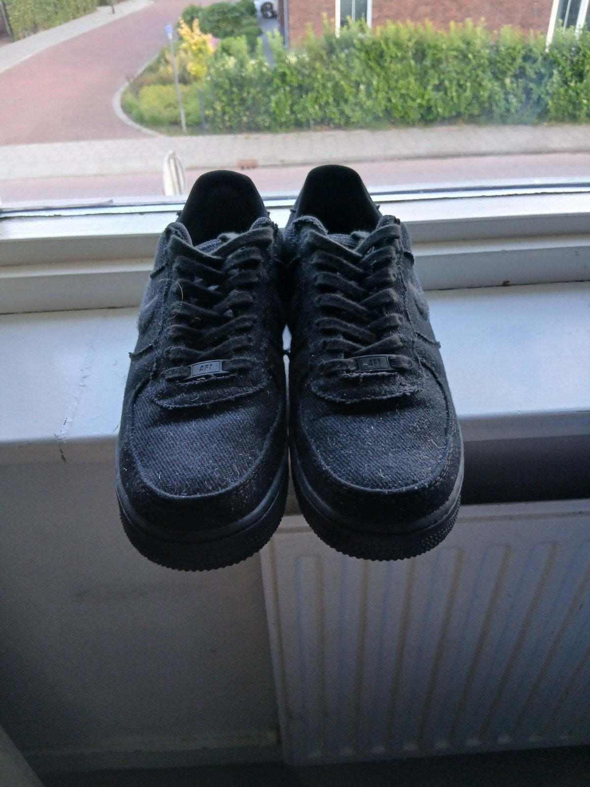 Zwarte Nike Air Force 1 Sneakers, Zwart, Nieuw, Ophalen of Verzenden, Nike Air Force