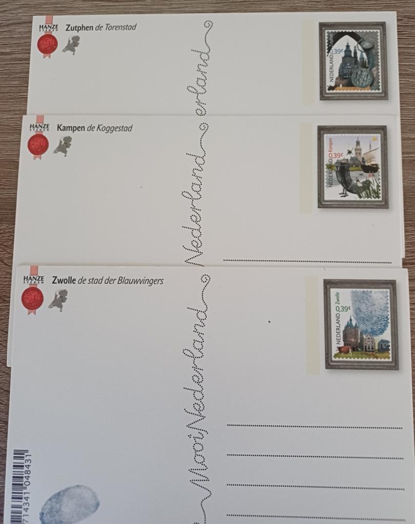 NEDERLAND 3  kaart met zegel, Ophalen of Verzenden
