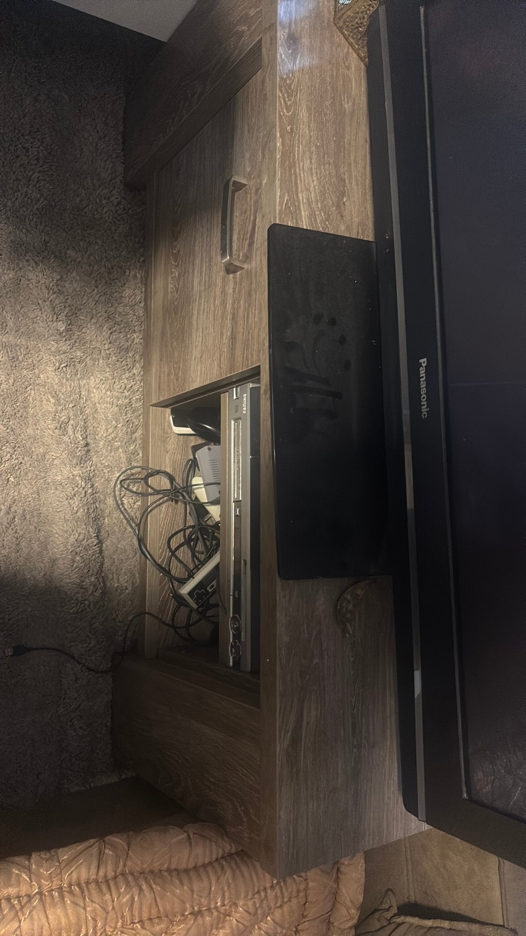 Houten tv dressoir, Ophalen, Zo goed als nieuw