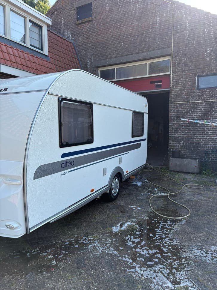 Caravan adria altea 462ps, Schokbreker, Frans bed, Treinzit, Particulier