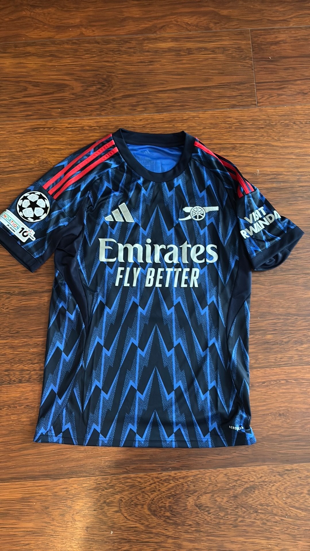 Arsenal away kit 26/27 - Zubimendi Champions League Edition, Ophalen, Blauw, Nieuw, Voetbal