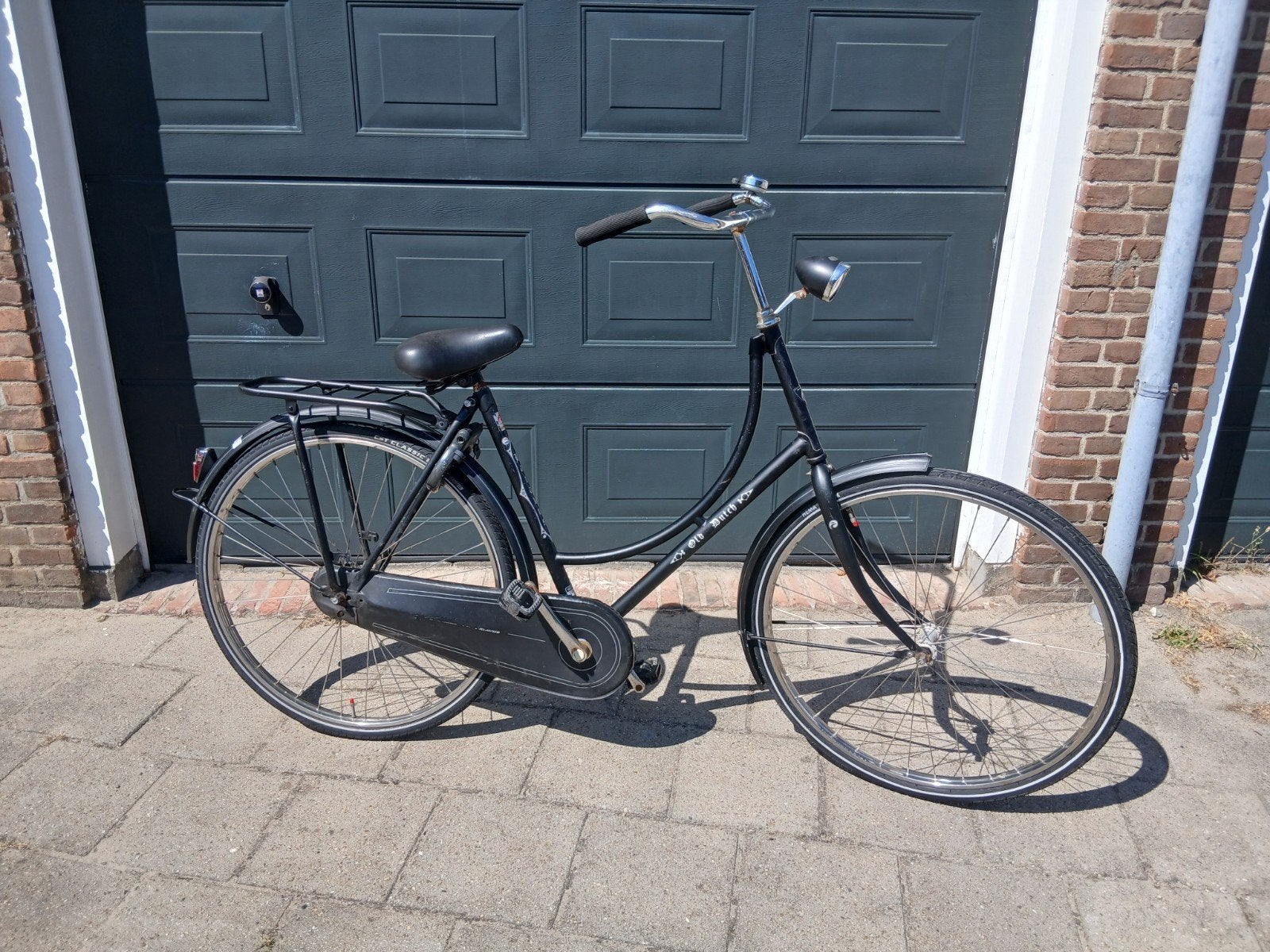 Batavus Old Dutch Damesfiets - Zwart, Ophalen, Terugtraprem, Batavus, 53 tot 56 cm