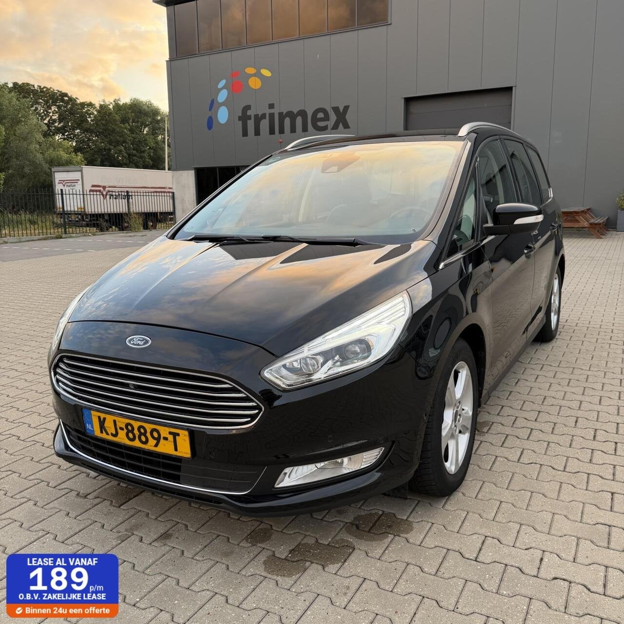 Ford Galaxy 2.0 Titanium | Automaat | DEALER ONDERHOUDEN !, Auto's, Euro 6, 4 cilinders, 7 stoelen, Zwart