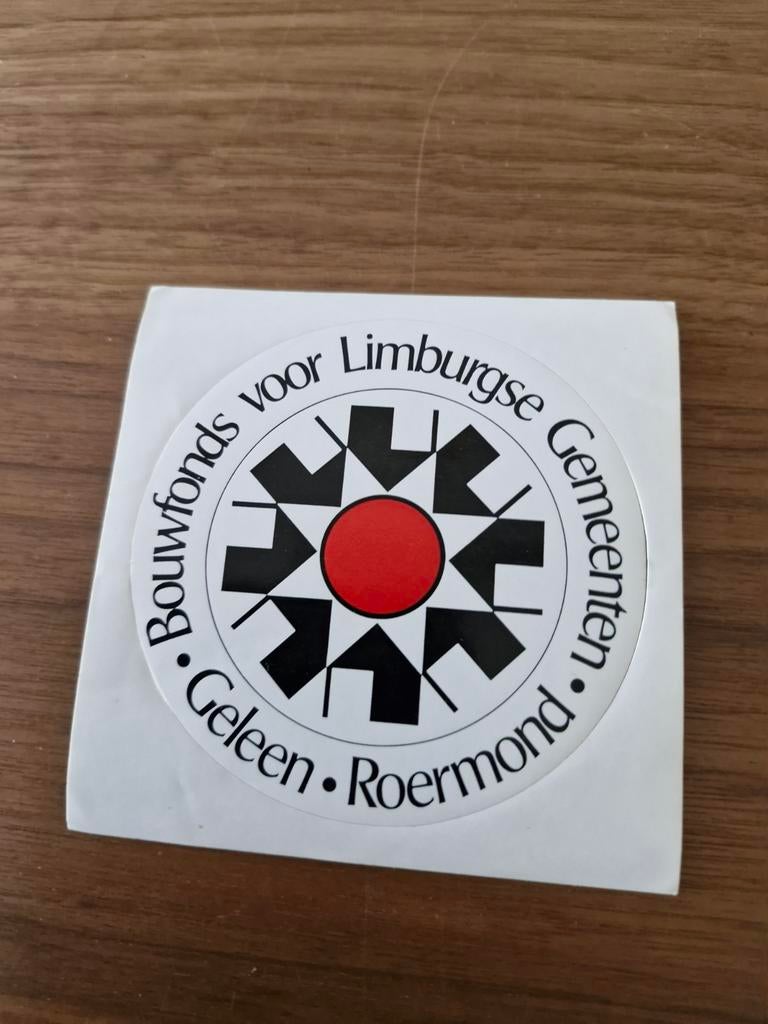 6580 Bouwfonds Limburgse Gemeenten Geleen Roermond sticke, Ophalen of Verzenden
