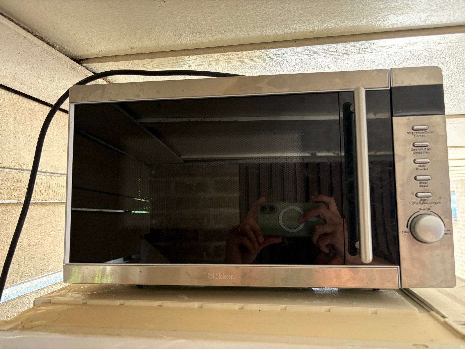Blokker Combimagnetron BL-95002 - Gebruikt, Combimagnetron, Gebruikt, Grill, Ophalen of Verzenden