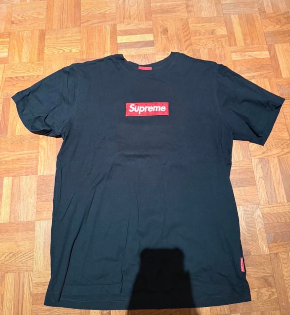Supreme T-shirt - Maat M - Nog heel mooi, Ophalen of Verzenden, Zo goed als nieuw, Maat 48/50 (M), Zwart