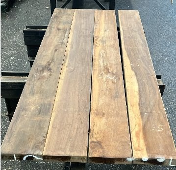 Ipé vlonderplank 3,8 x 18,5 x 185 cm, KD, geschaafd, Ophalen of Verzenden, Nieuw, 250 cm of meer, Planken