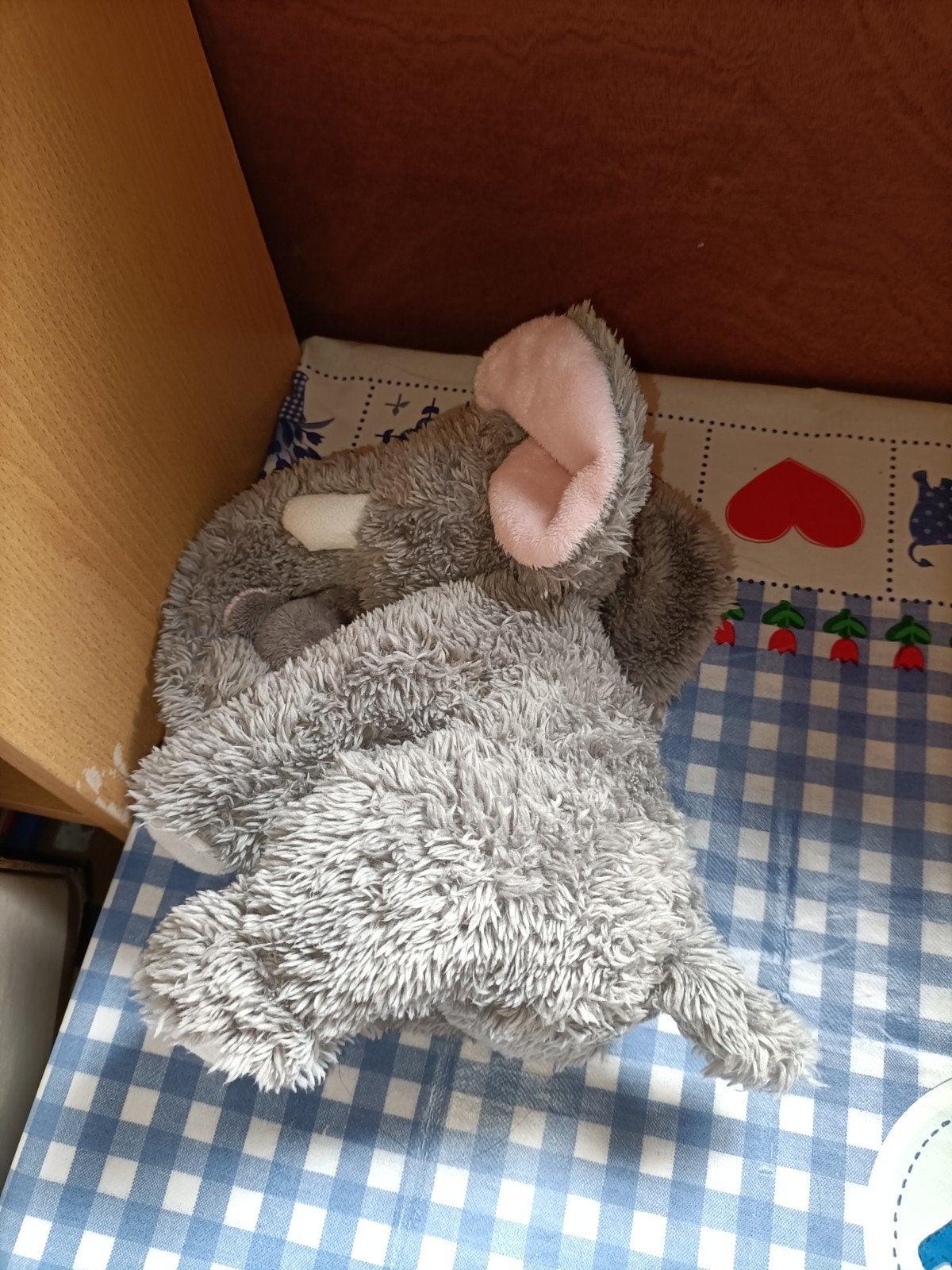 Villa Joep olifant knuffel met kind Happy Horse 28 cm, Ophalen of Verzenden, Zo goed als nieuw