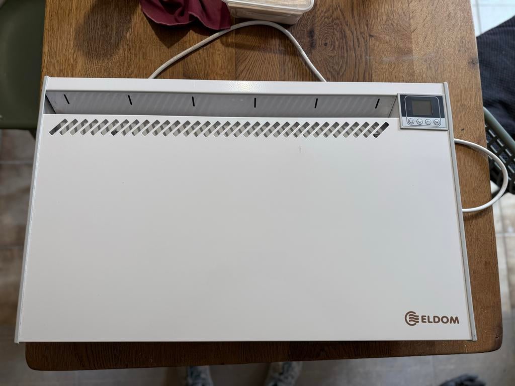 Eldom elektrische convector kachel 1000W met ophangbeugel, Huis en Inrichting, Kachels, Overige soorten, Elektrisch, Ophalen of Verzenden