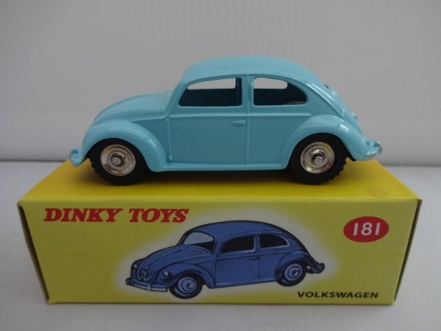 Volkswagen VW Kever (0vaal) Blauw nr:181 van Dinky Toys 1:43, Ophalen of Verzenden, Nieuw, Auto, Dinky Toys