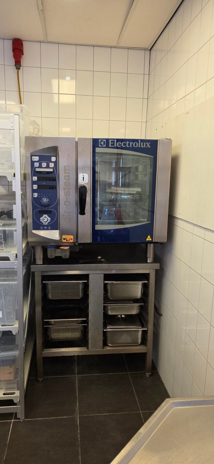 Electrolux Air-o-steam combi-steamer met onderstel, Ophalen, Gebruikt, Ovens, Magnetrons en Steamers