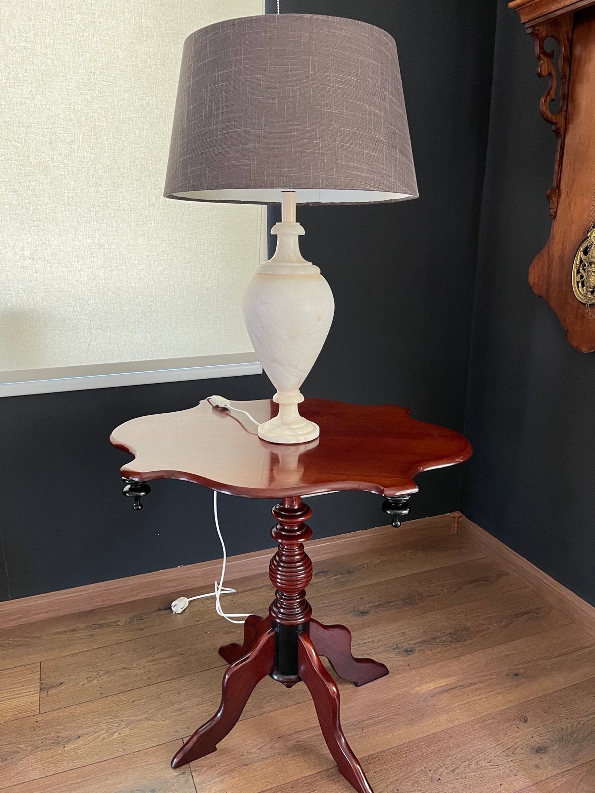 Vintage Marmeren Tafellamp Jaren '50 ., Ophalen of Verzenden