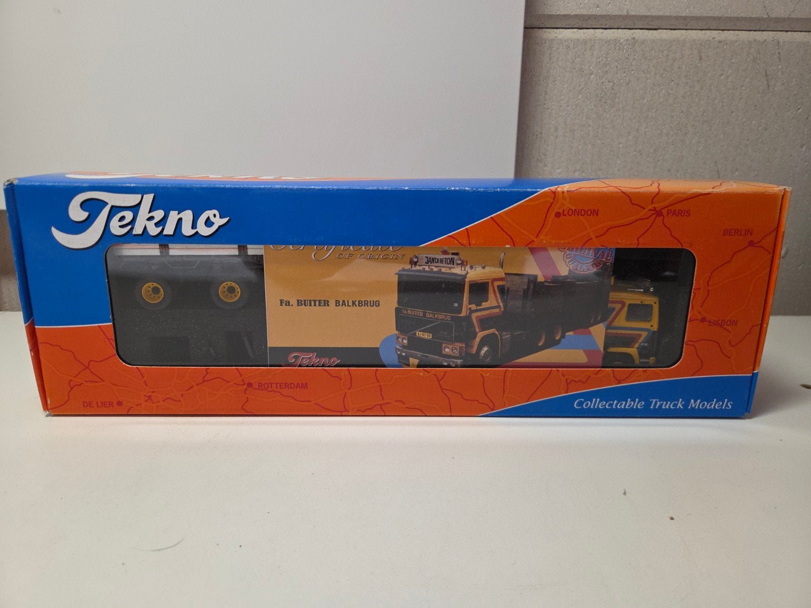 Tekno F12 stenenoplegger Gerben Buiter, Ophalen of Verzenden, Zo goed als nieuw, Bus of Vrachtwagen, Tekno
